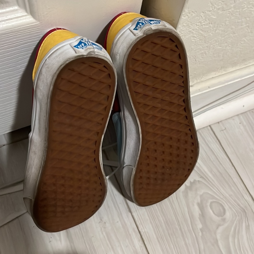 Vans Old Skool Retro Rainbow Skate Shoes, big kids size 4.5 - Picture 4 of 4